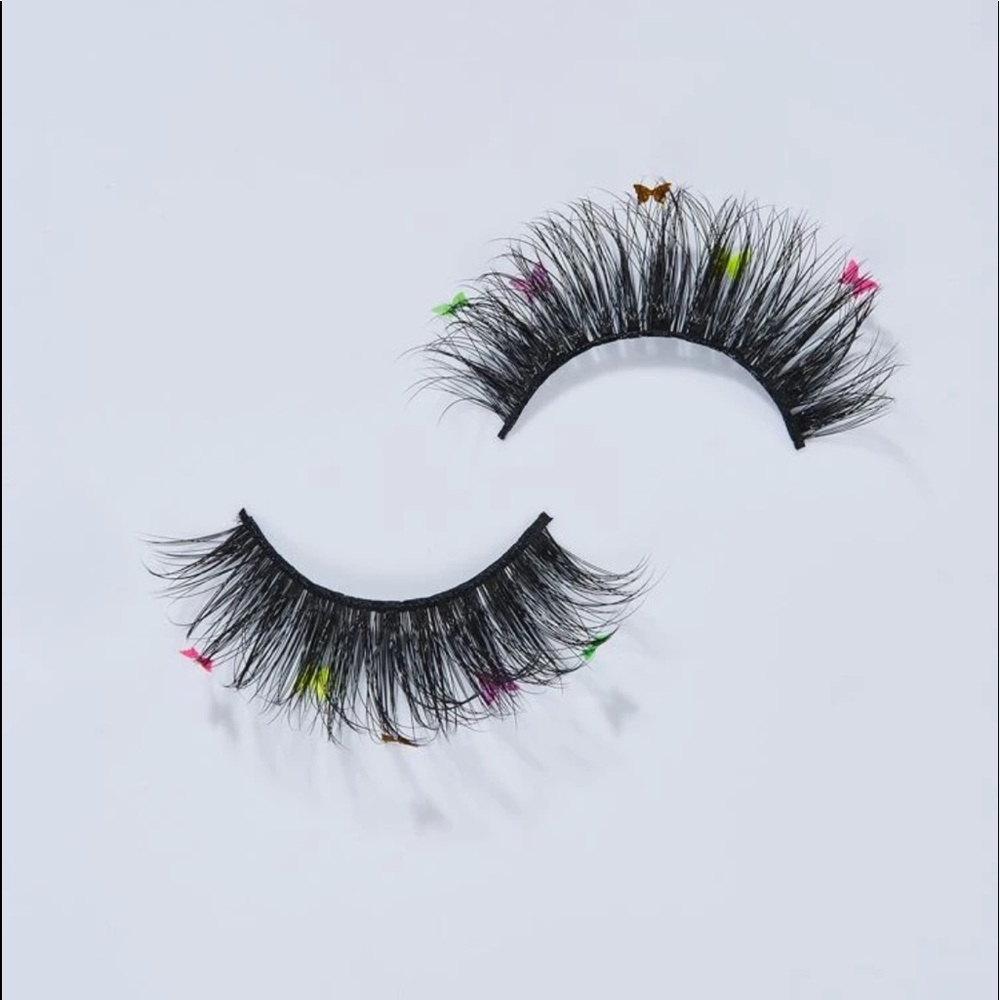 butterfly decal fake eyelashes